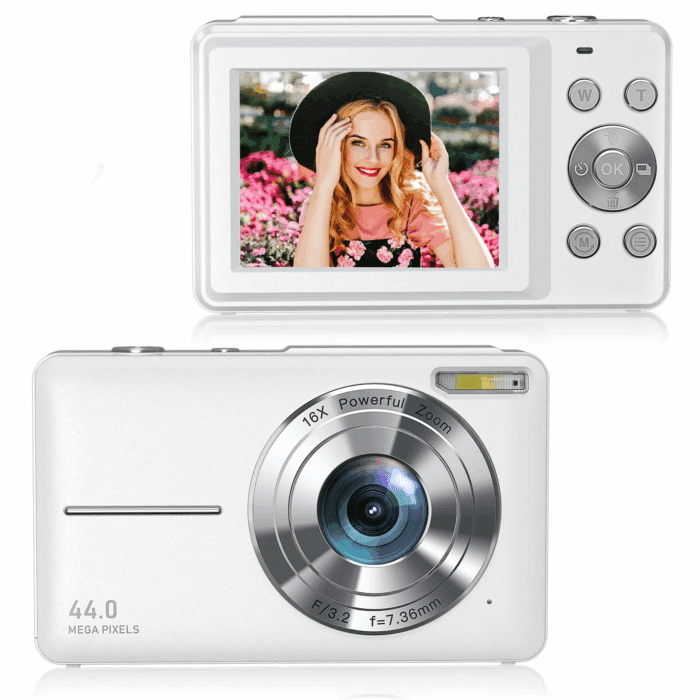 1080P Digital Camera 16X Digital Zoom Compact Point and Shoot Camera Portable Small Camera Starter Camera for Teens Students Boys Girls Seniors(Green) - Image 9