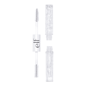 Clear Brow & Lash Mascara, Dual-Sided Brushable Clear Gel for Groomed Brows & Eyelashes, Long-Wear Conditioning Formula, Vegan & Cruelty-Free