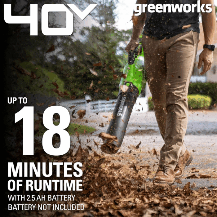40V 21" Self-Propelled Lawn Mower,Axial Leaf Blower(500 CFM / 120 MPH),13" String Trimmer with 2 Batteries(5Ah+2Ah) & Chargers - Image 6