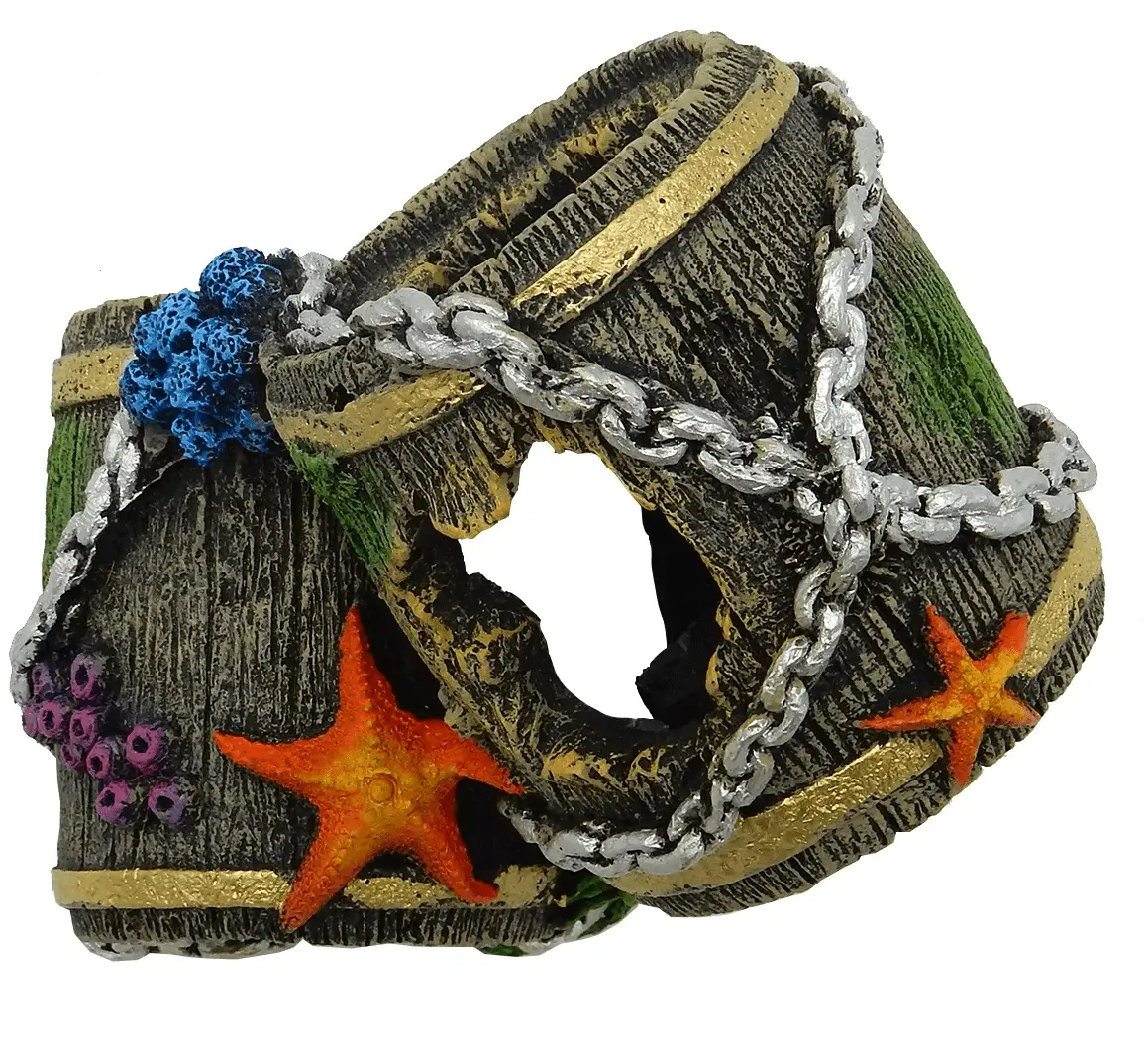 Barrel Aquarium Ornament - Multicolor - Image 7