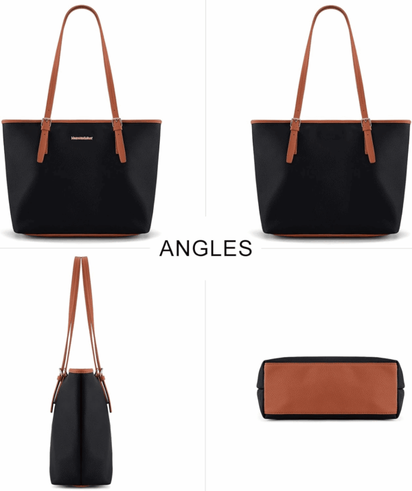 Tote Bags Vegan Leather Purses and Handbags for Women Top Handle Ladies Shoulder Bags - Image 4