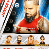 WWE Jimmy USO Action Figure, Main Event Series #155 6-Inch Collectible with 10 Articulation Points & Life-Like Look - Image 5