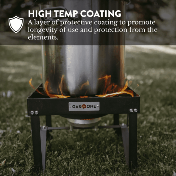 Propane Gas Outdoor Stove with High Pressure Braided Hose - Image 3