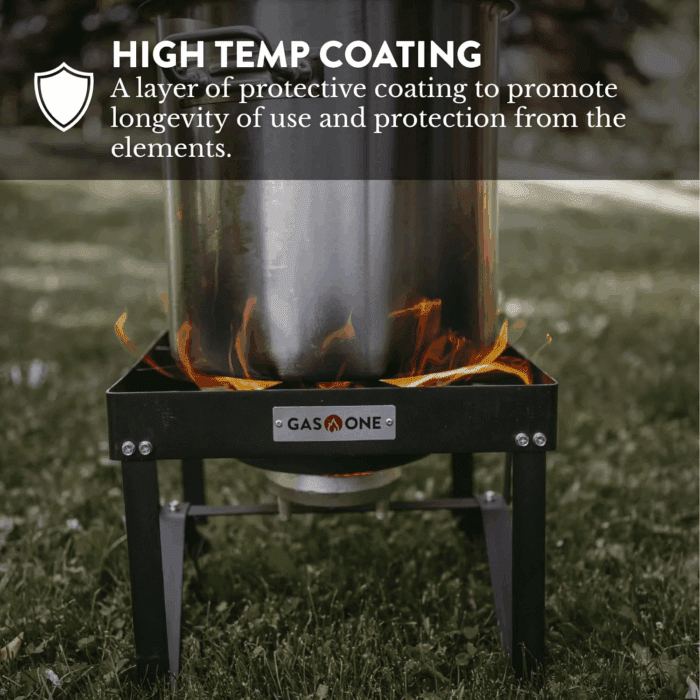 Propane Gas Outdoor Stove with High Pressure Braided Hose - Image 3