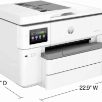 Officejet Pro 9730E Wide Format Wireless All-In-One Color Inkjet Printer, Print, Scan, Copy up to 11X17', ADF, Duplex Printing Best for Office, 3 Months of Instant Ink Included (537P6A) - Image 4