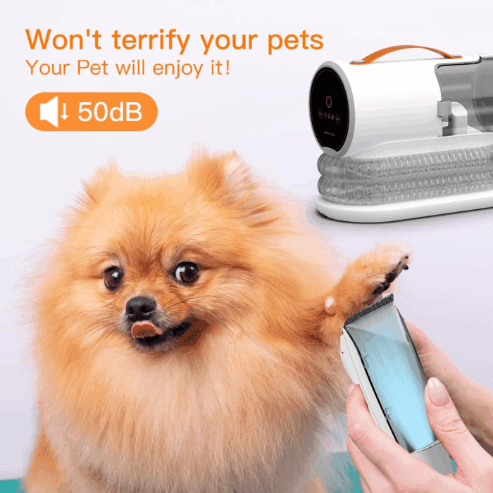 Dog Grooming Vacuum, Dog Grooming Kit,12000Pa Strong Pet Grooming Vacuum for Dogs, 2L Large Capacity Dog Vacuum for Shedding Grooming Hair, Dog Hair Vacuum, 5 Pet Grooming Tools, Quiet,Pg100 - Image 4