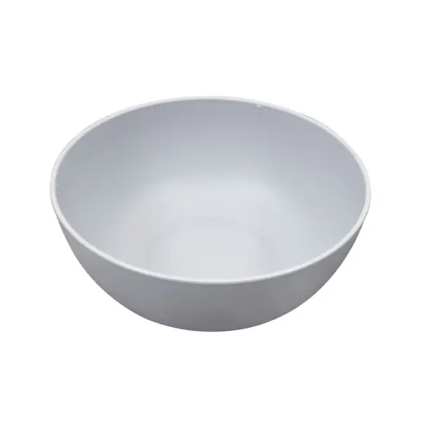 - Gray round Plastic Cereal Bowl, 38-Ounce - Image 3