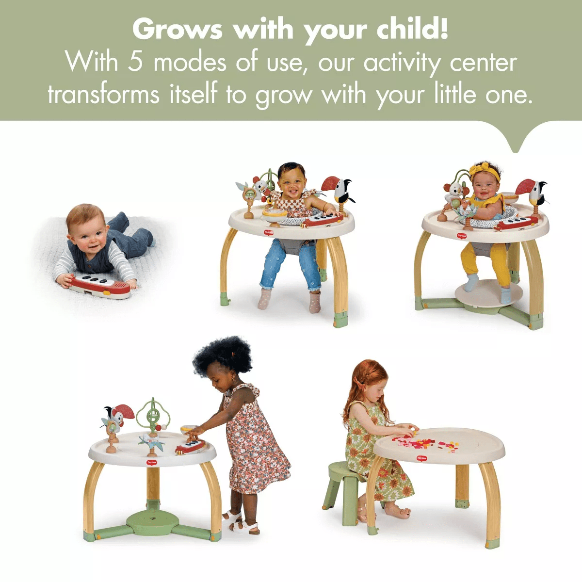 Tiny Love 5-In-1 Deluxe Stationary Activity Center - Boho - Image 19