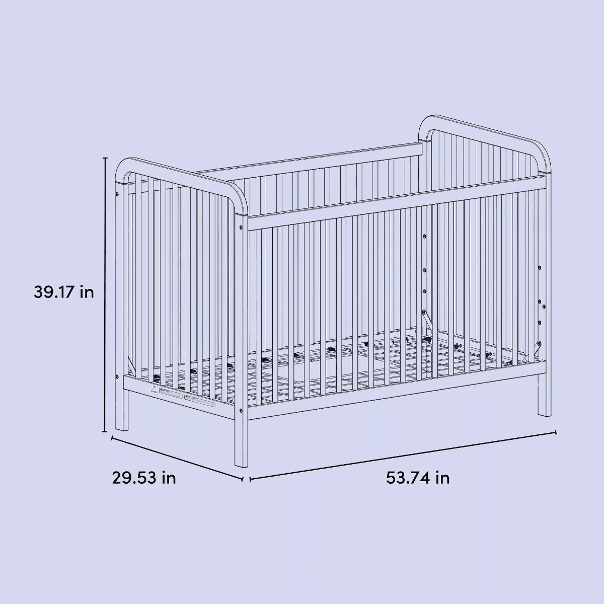 Storkcraft Pasadena 3-In-1 Convertible Crib - Image 10