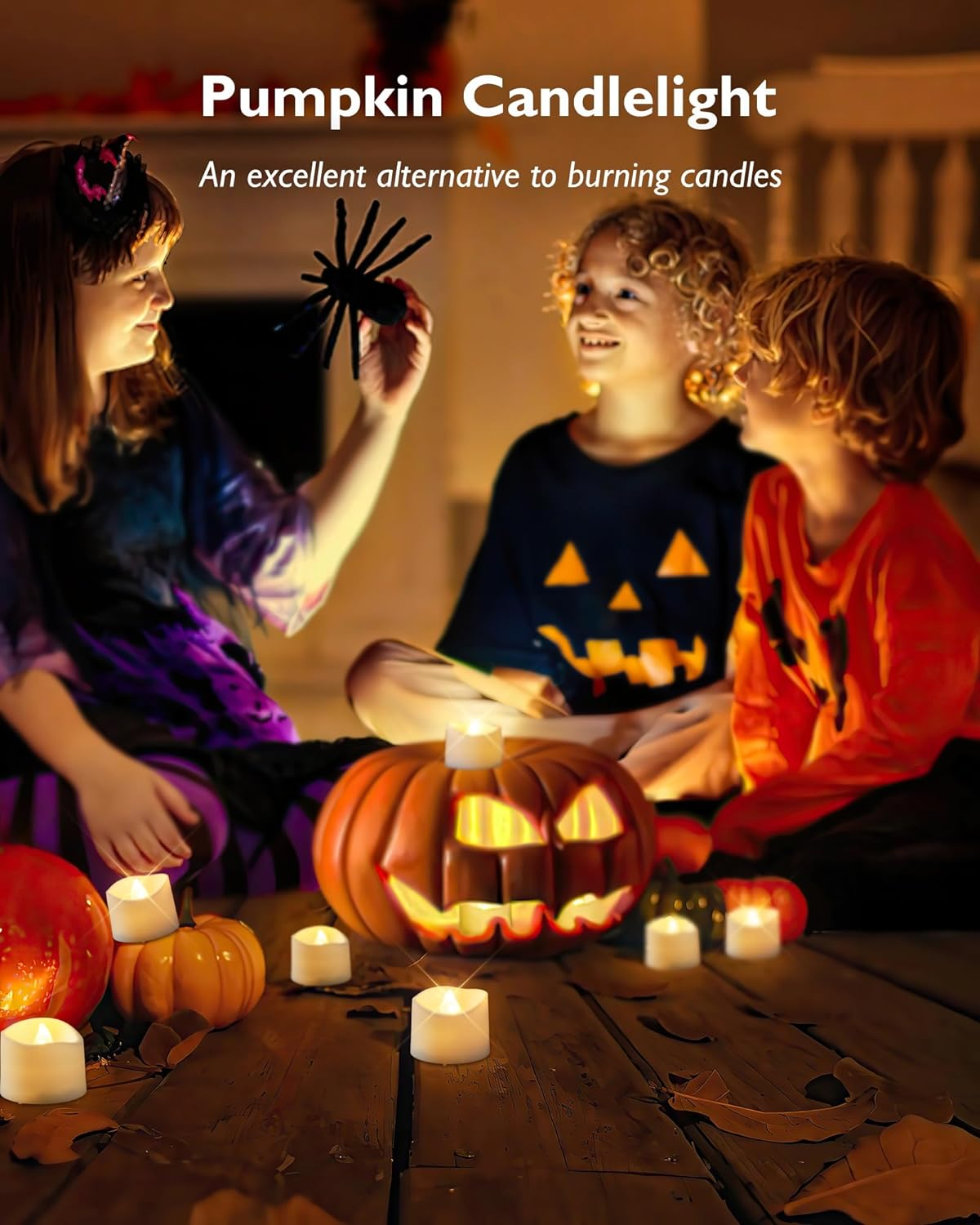 12Pcs Flickering Flameless Candle Battery Operated, 200+Hours Fake Electric LED Tea Lights for Votive, Centerpiece Table Decorations, Wedding, Aniversary, Halloween, Christmas - Image 7