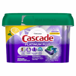 Cascade Platinum plus Action Pacs Dishwasher Detergent - Lemon
