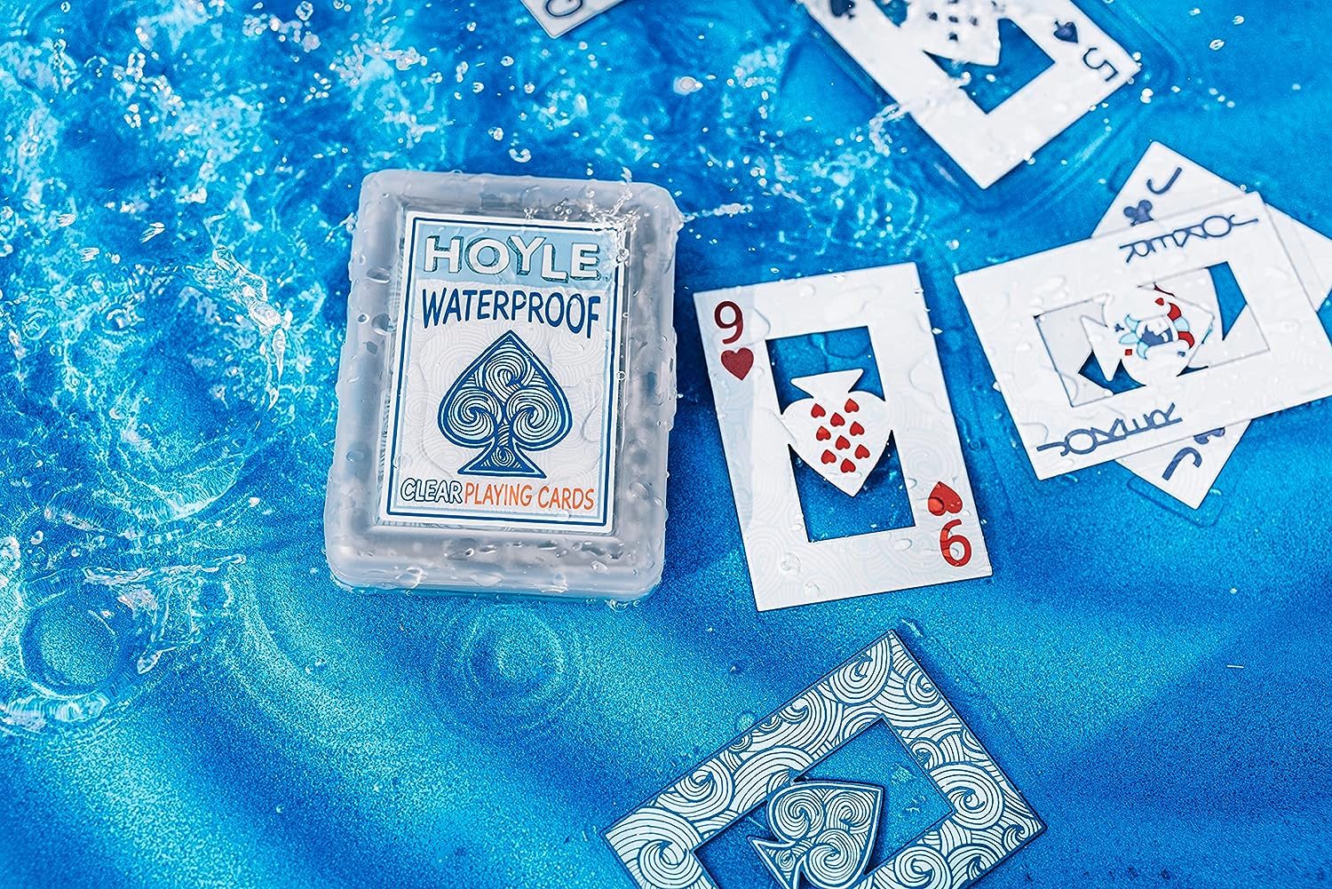 Waterproof Playing Cards, Clear Plastic Deck of Cards for Outdoor Card Games, Camping, Beach, Pool & Travel Games (1 Deck) - Image 5