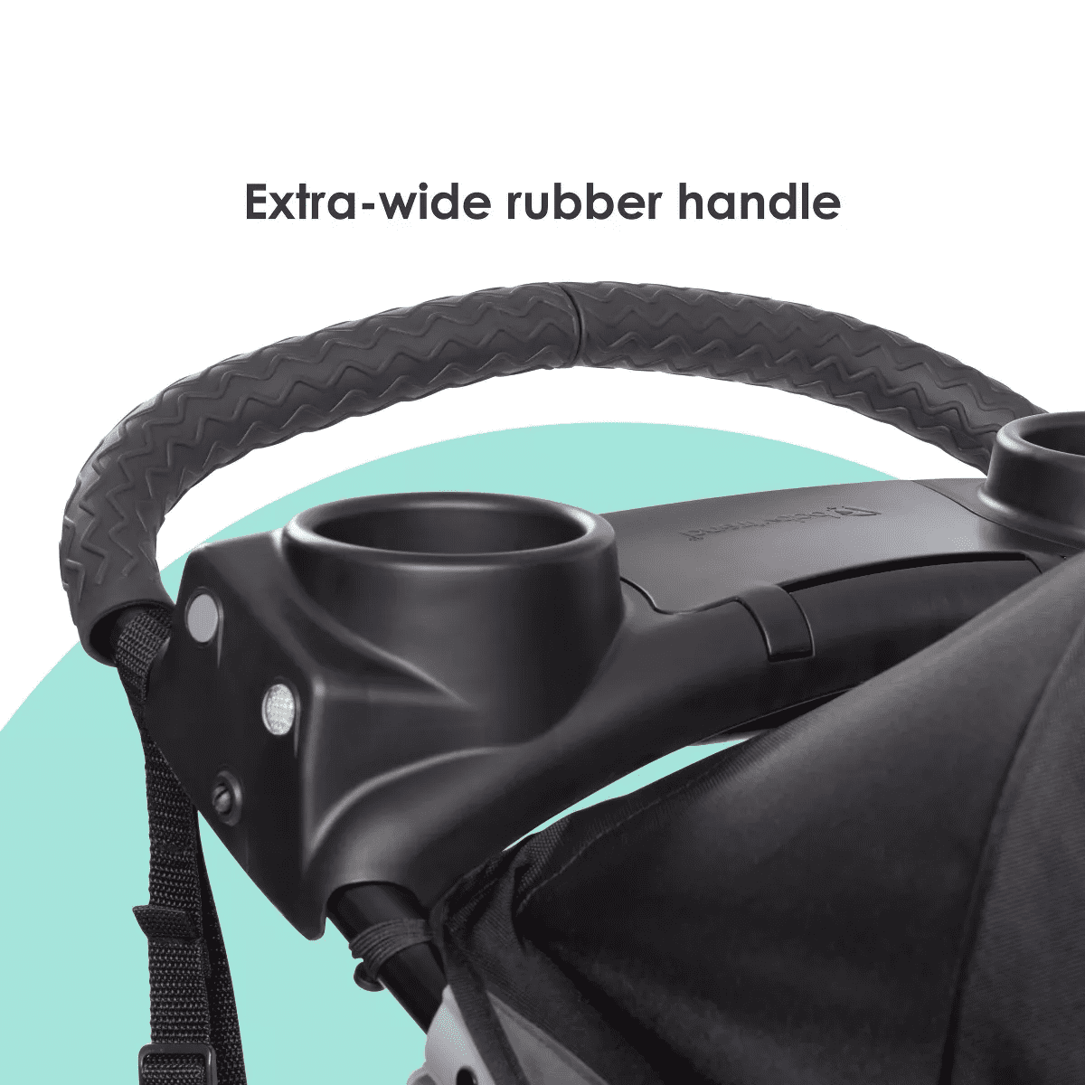 Baby Trend Expedition plus Jogger with LED Safety Light - Madrid Black - Image 3