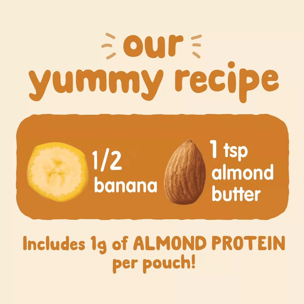 Happy Baby Nutty Blends Organic Bananas & Almond Butter Baby Food Pouch - 3Oz - Image 7