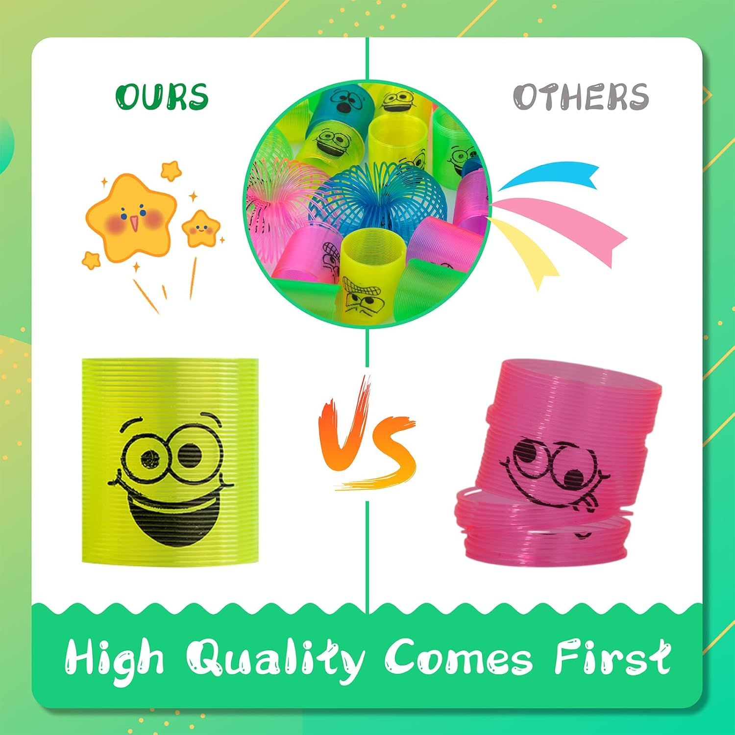 36 Pcs Mini Spring Party Favors for Kids 4 to 8 Birthday Stress Relief Bulk Fidget Goody Bag Stuffers Classroom Prizes Spring Bulk Toys for Kids Prize Presents 4 Bright Colors - Image 7