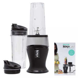 Ninja Fit Single-Serve Blender with Two 16Oz Cups - QB3001SS: Personal Smoothie Blender, 700W, Bpa-Free, Black