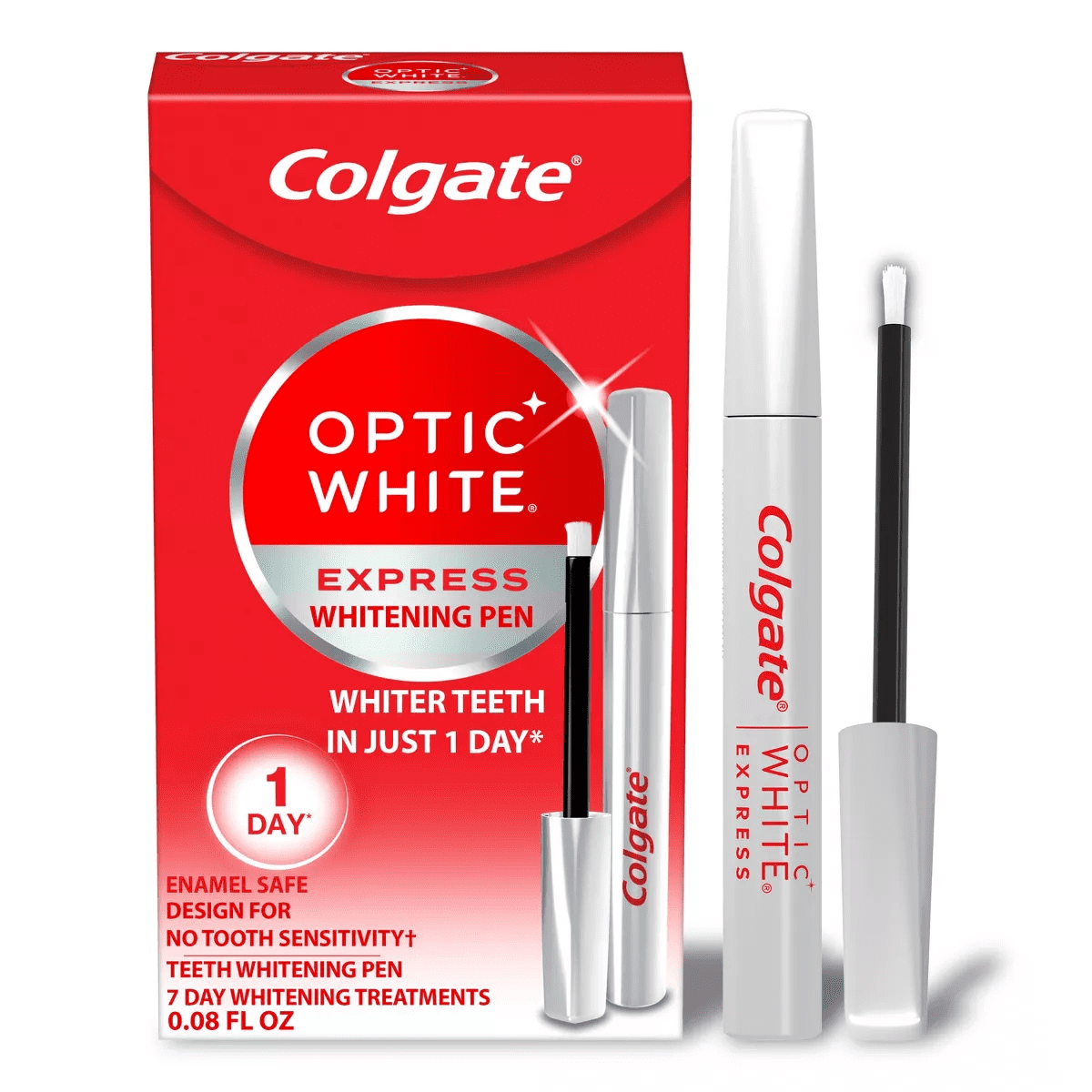 Colgate Optic White Express 7 Day Whitening Treatment Teeth Whitening Pen - 0.08 Fl Oz