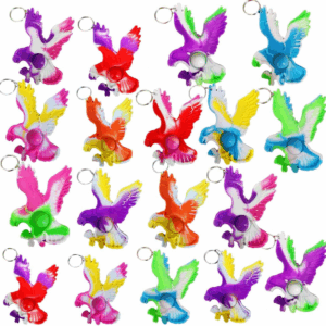 30 Packs Eagle Fly Item Assorted Fidgets Toys for Kids Children Classroom Students Gifts from Teacher,Independence Day Party Bubble Favors