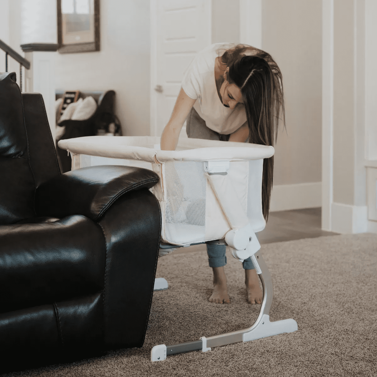 Baby Delight beside Me Dreamer Bassinet and Bedside Sleeper - Image 19