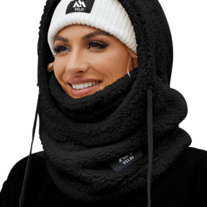 Balaclava Fleece Ski Mask for Men Women Winter Face Masks Windproof Hooded Scarf Cold Weather Hat Neck Warmer