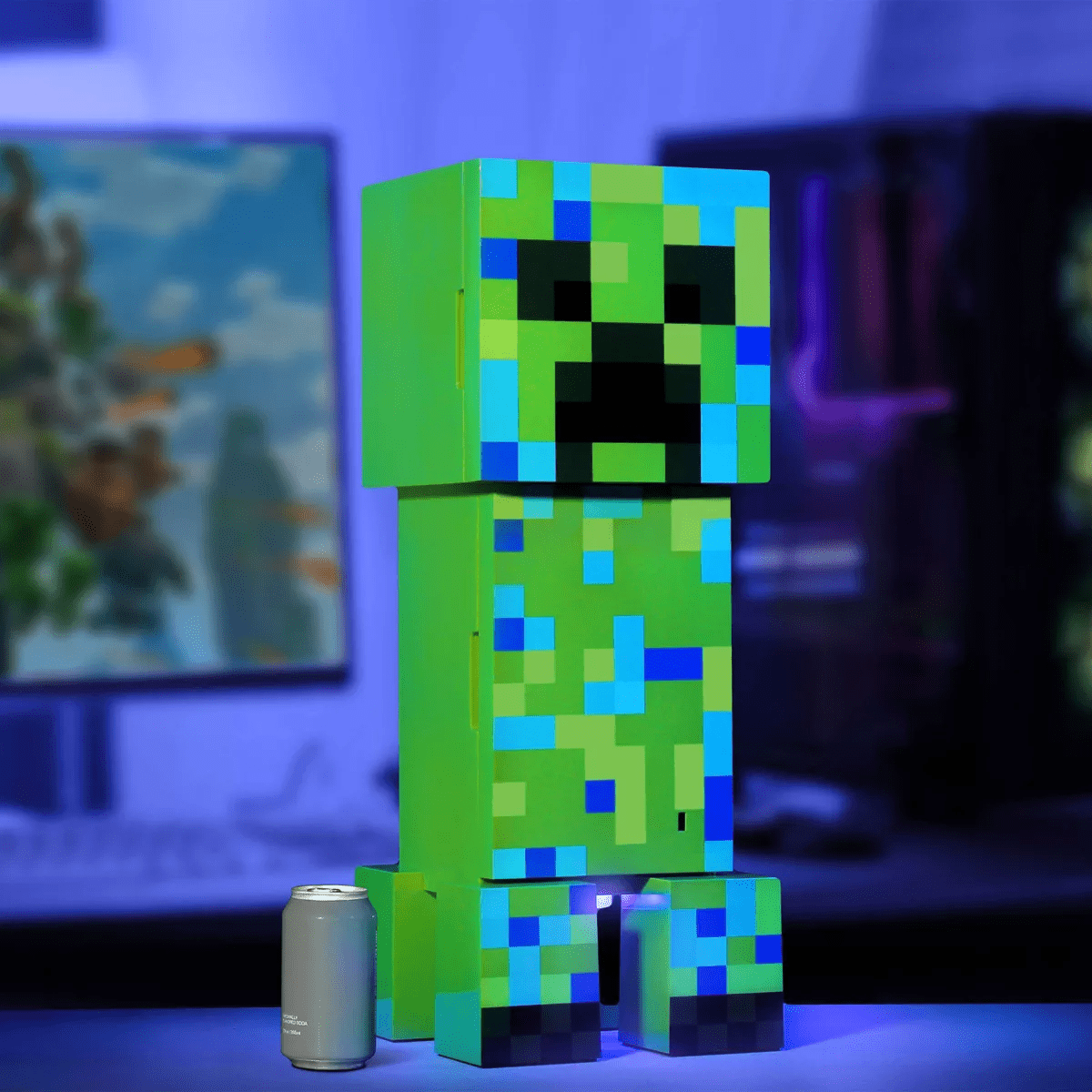 Minecraft Charged Creeper Figural Mini Fridge - Image 3