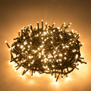 500 LED 49Ft Christmas Cluster Lights String Lights Decoration for Home Garden Wedding Party Xmas Tree Bedroom Indoor Outdoor Decor (Warm White)