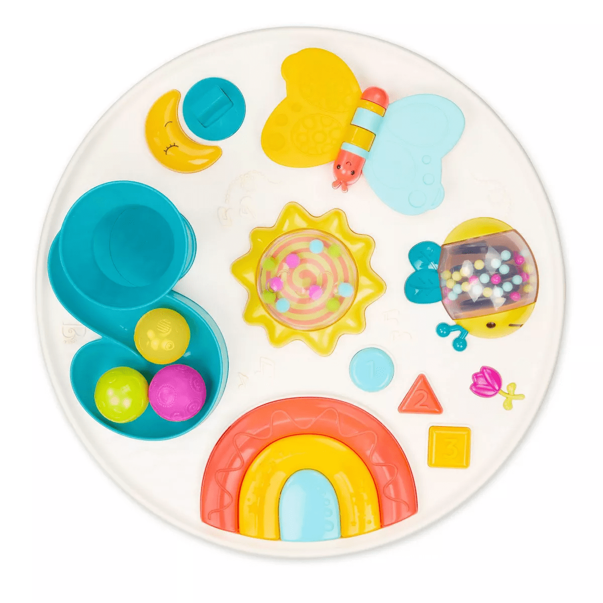 B. Toys - Baby Activity Table - Colorful & Sensory Station: Music & Sound Effects, Plastic Play Center - Image 6