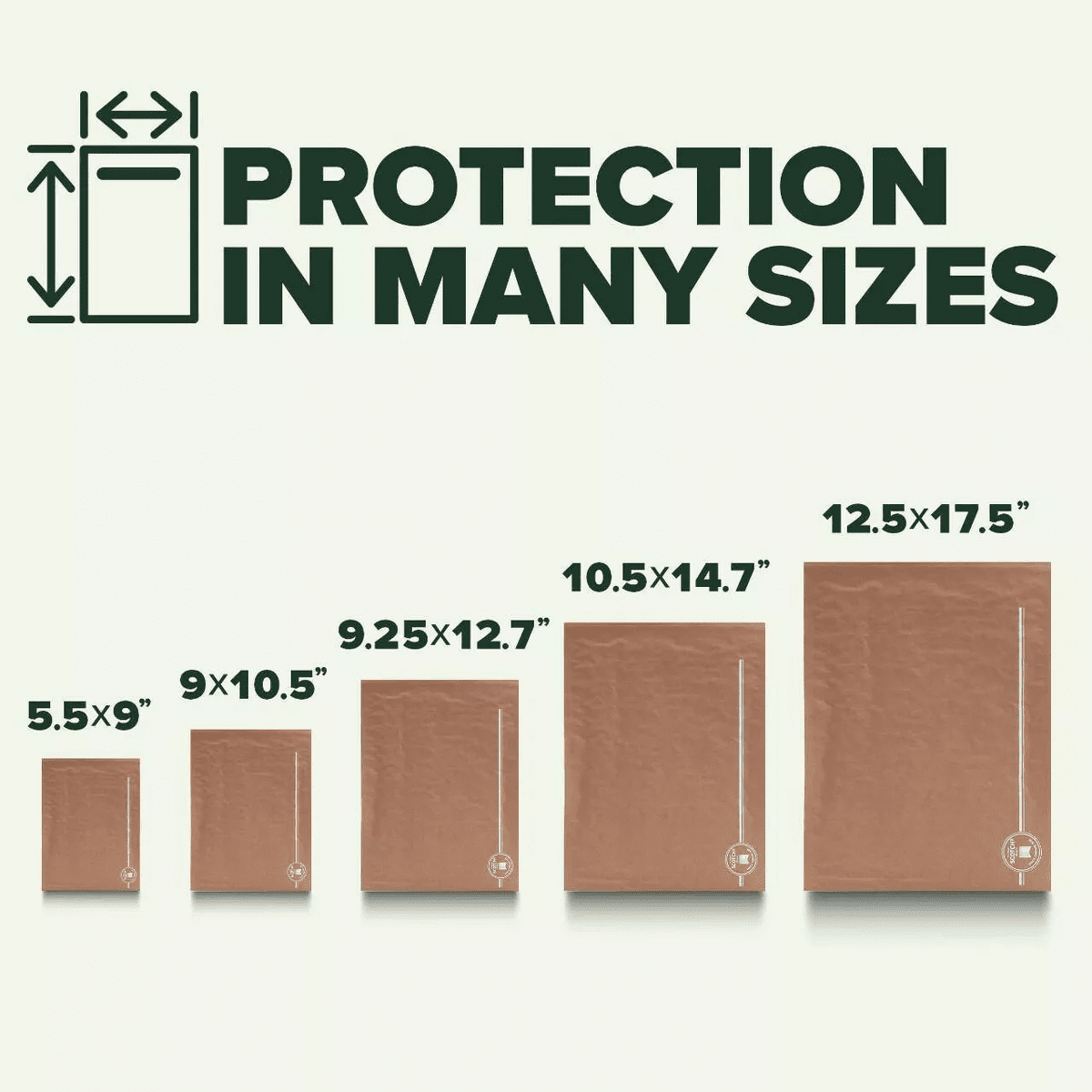 Scotch 9"X10.5" Curbside Recyclable Mailer Size 2: Padded Shipping Envelope, Self-Adhesive, Tan - Image 7