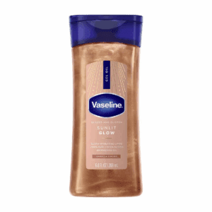 Vaseline Glazed & Glisten Vanilla Cocoa Shimmering Gel Body Oil - Sunlit Glow - 6.8 Fl Oz