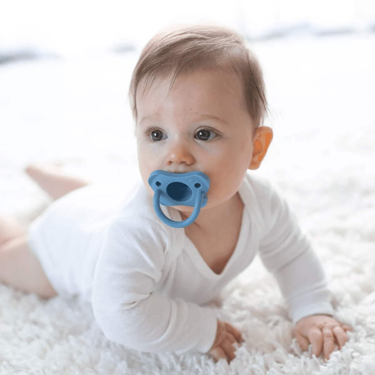 Dr. Brown'S Happypaci One-Piece 100% Silicone Pacifier - 0-6 Months - 3Pk - Image 8