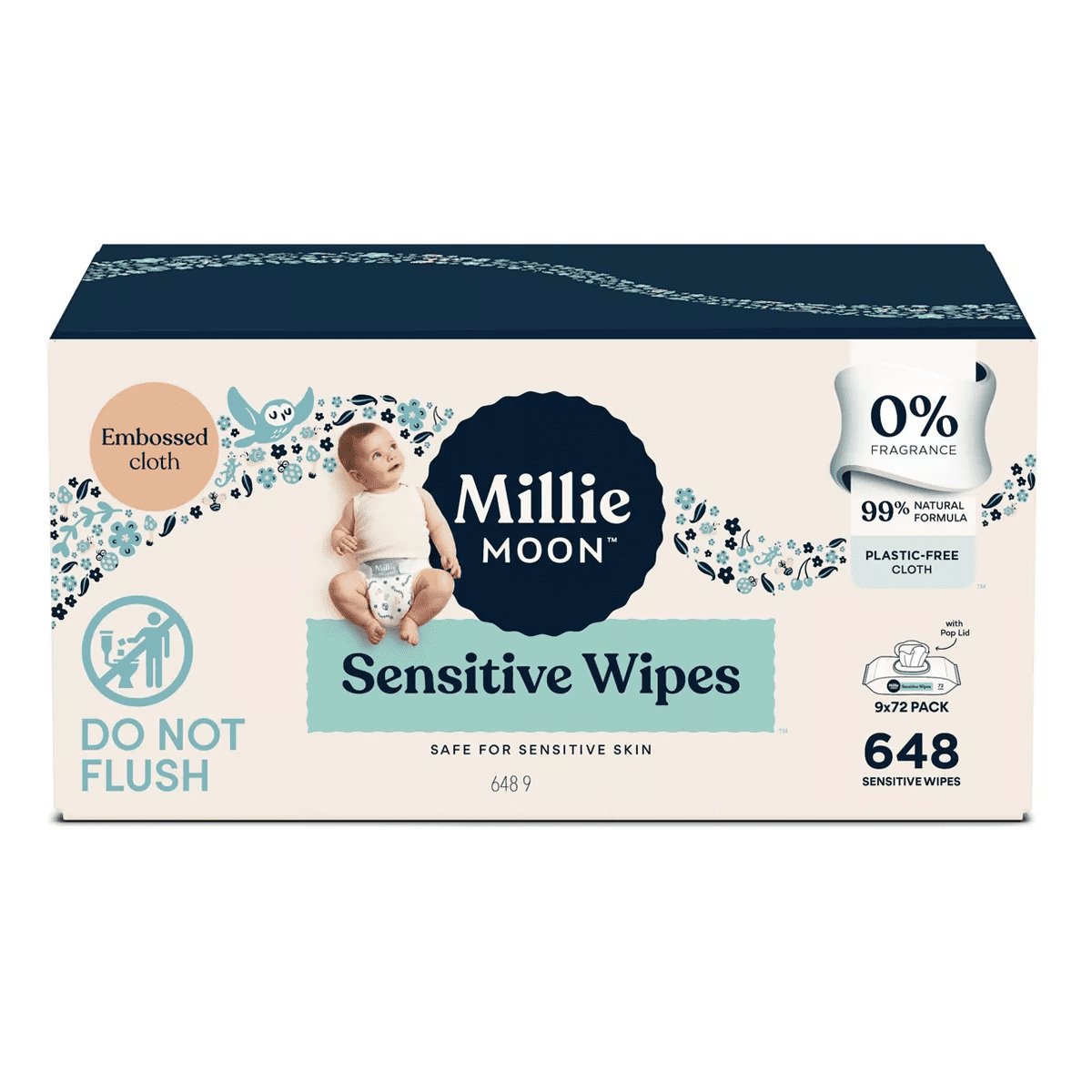 Millie Moon Sensitive Wipes (Select Count) - Image 7