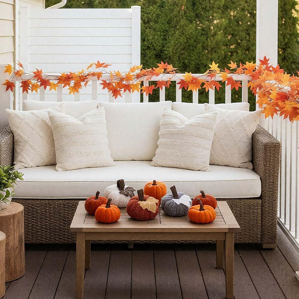 Thanksgiving Knitted Little Pumpkin Pendant, Autumn Harvest Decor, Halloween Fall Home Decoration, Cute Knit Pumpkin Gift for Kids, Festival Table Centerpiece (1, Orange) - Image 9