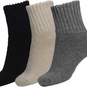 Boot Socks for Women Winter Solid Thick Warm Socks Cozy Crew Socks Christmas Gift