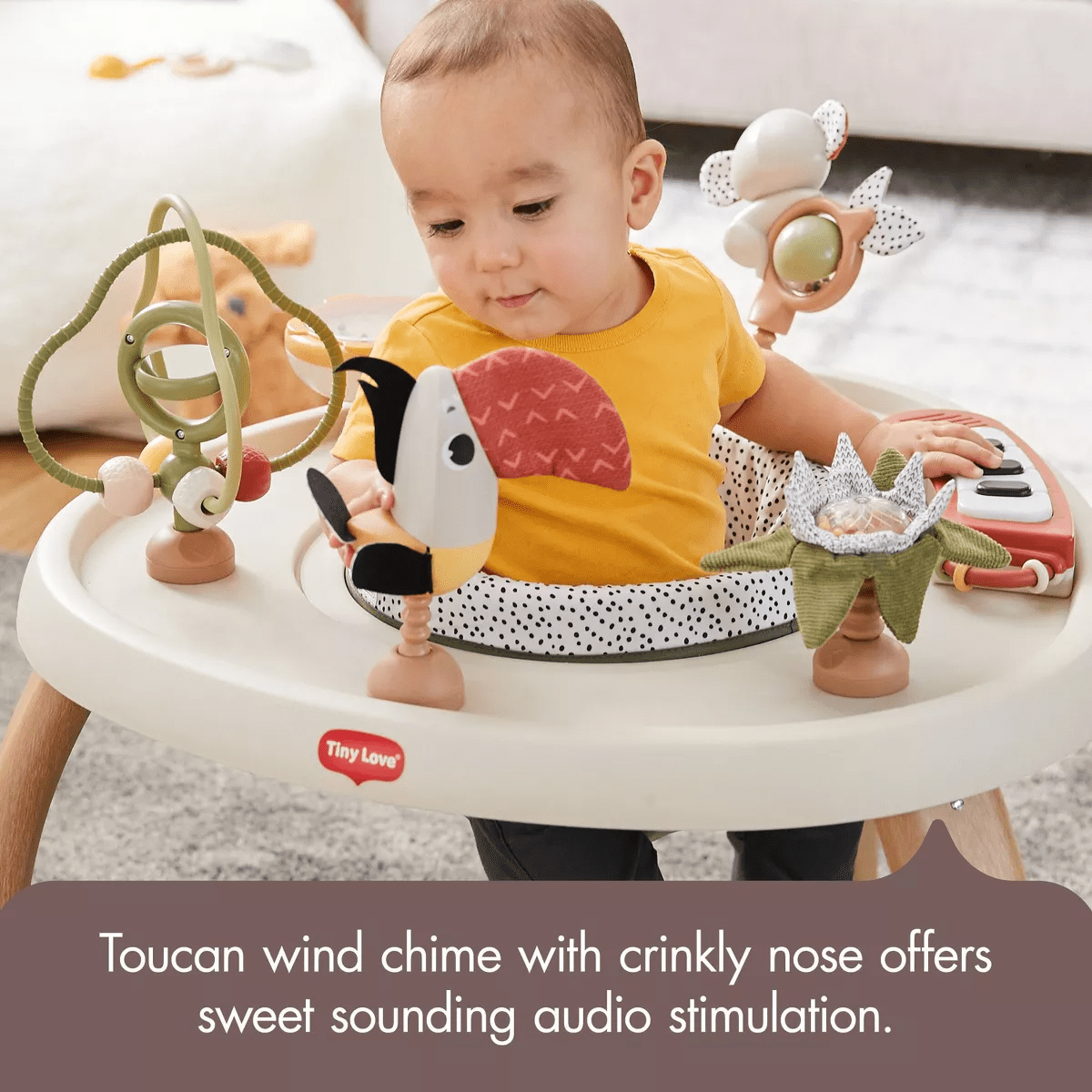 Tiny Love 5-In-1 Deluxe Stationary Activity Center - Boho - Image 23