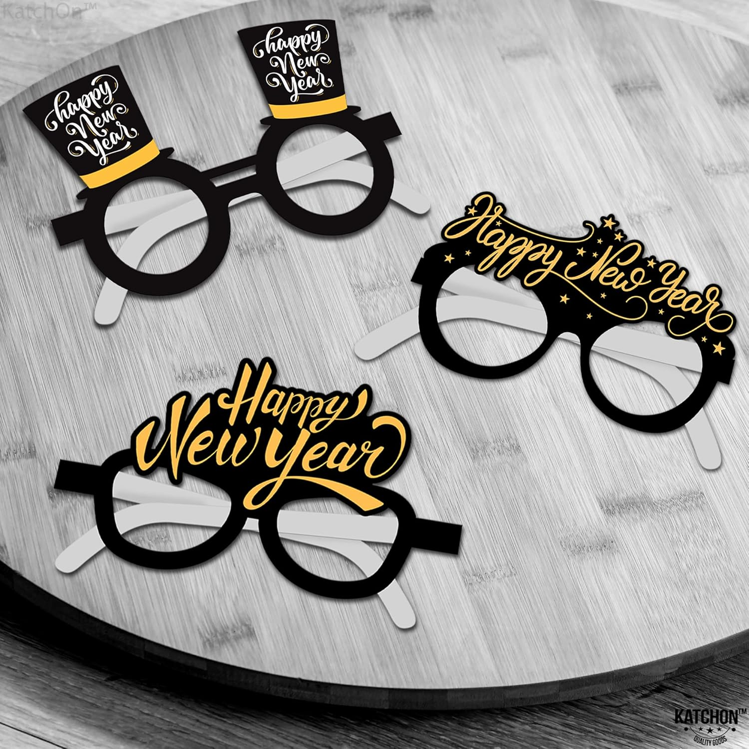 , Happy New Year Glasses 2026 - Pack of 12 | New Years Eve Glasses, New Years Eve Party Supplies 2026 - Image 2