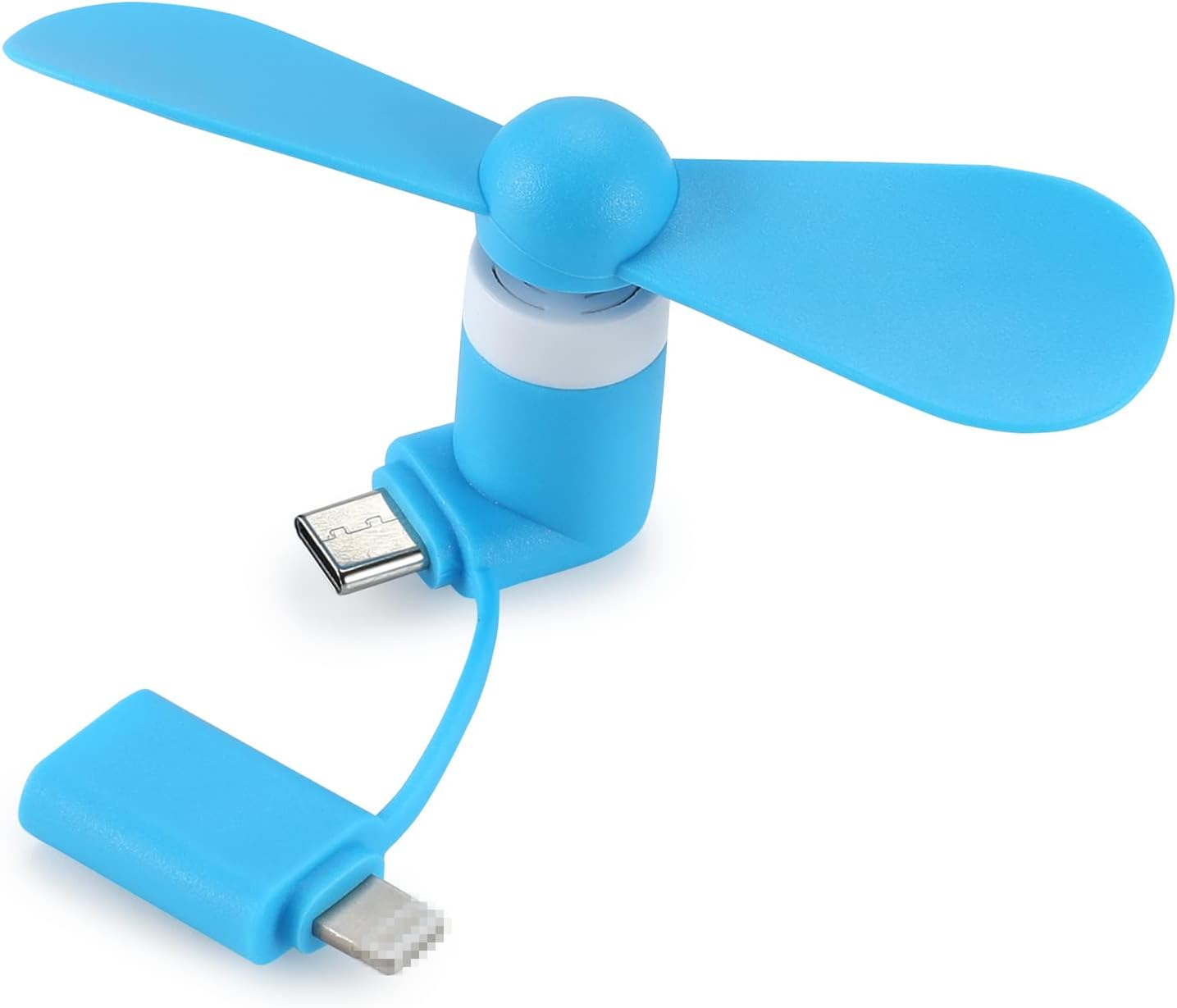 Mini Cell Phone Fan 2-In-1 Fan Compatible for Iphone, Ipad, Android Smartphone,Tablet - Colorful and Powerful- Cell Phone Summer Accessories (6-Pack) - Image 2