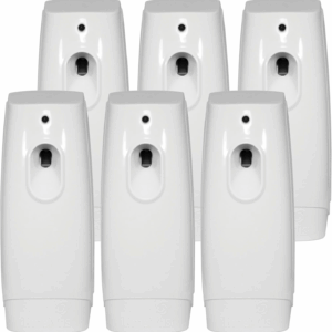 Classic Metered Aerosol Air Freshener Fragrance Dispenser - (Case of 6) 1047717 - Great for Odor Control in Kitchen, Bathroom, Locker Room, Breakroom and Washroom