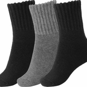 Boot Socks for Women Winter Solid Thick Warm Socks Cozy Crew Socks Christmas Gift