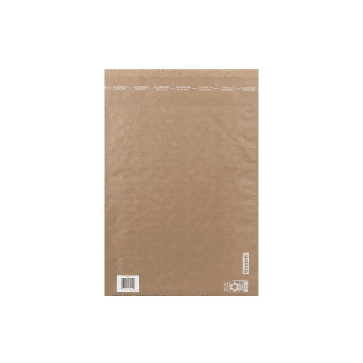 Scotch 12.5"X17.5" Curbside Recyclable Mailer Size 6: Self-Adhesive Padded Envelopes, 100% Recycled Paper, Tan - Image 16
