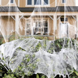 1000 Sqft Spider Webs Halloween Decorations Bonus with 30 Fake Spiders, Super Stretch Cobwebs for Halloween Indoor and Outdoor Party Supplies