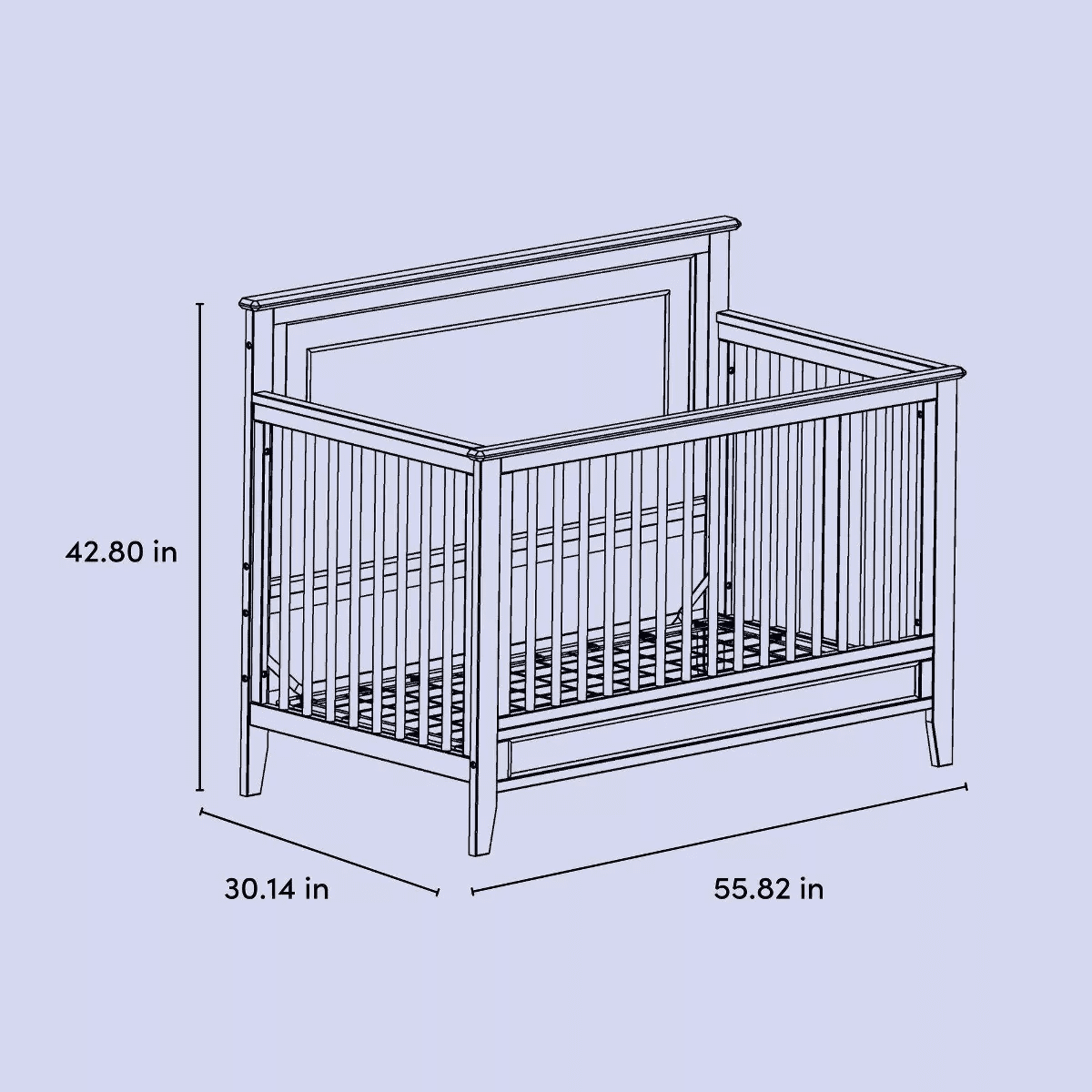 Storkcraft Solstice 5-In-1 Convertible Crib - Image 10