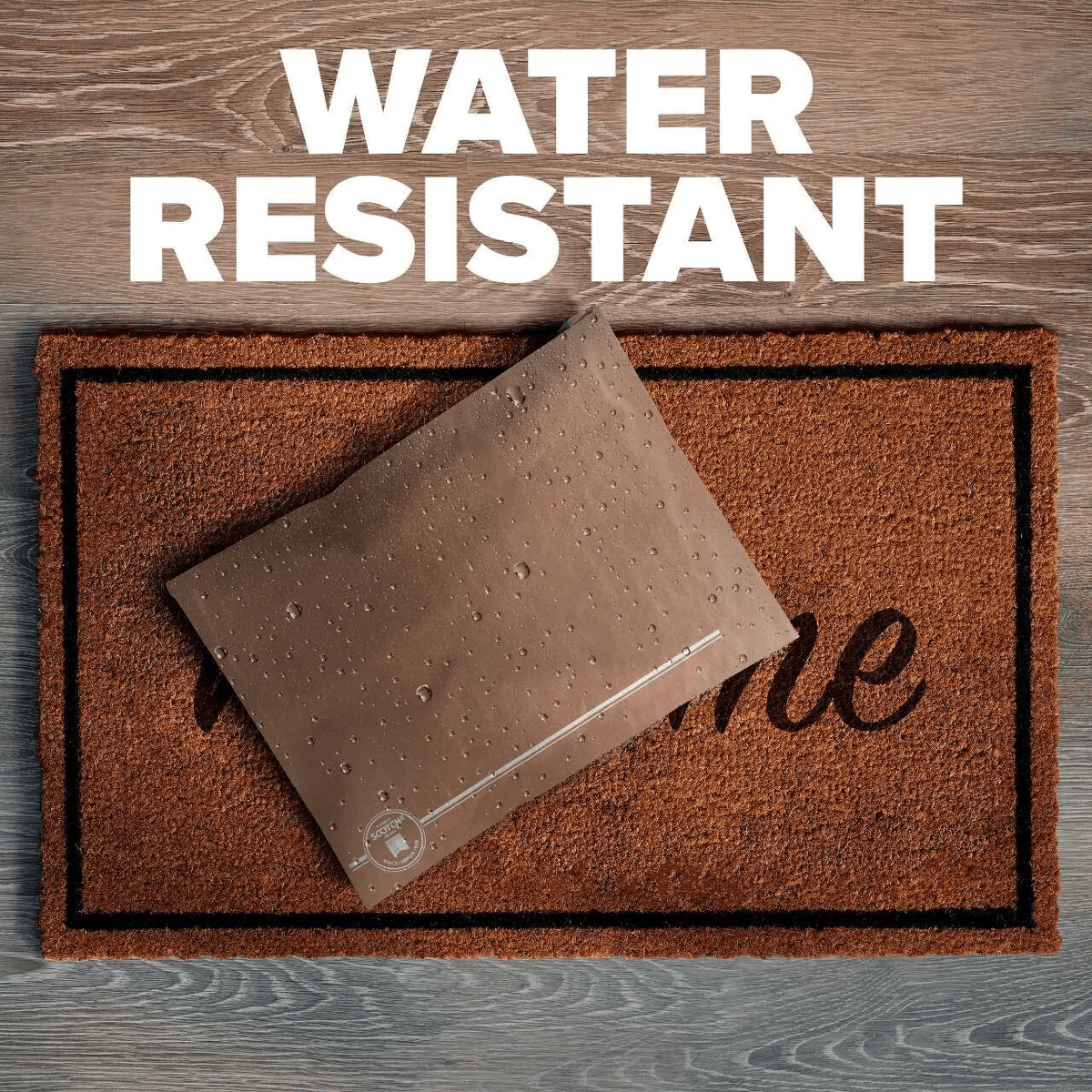 Scotch 6Pk 10.5"X14.7" Curbside Recyclable Mailer Size 5 Brown: Self-Adhesive Padded Shipping Envelopes - Image 5