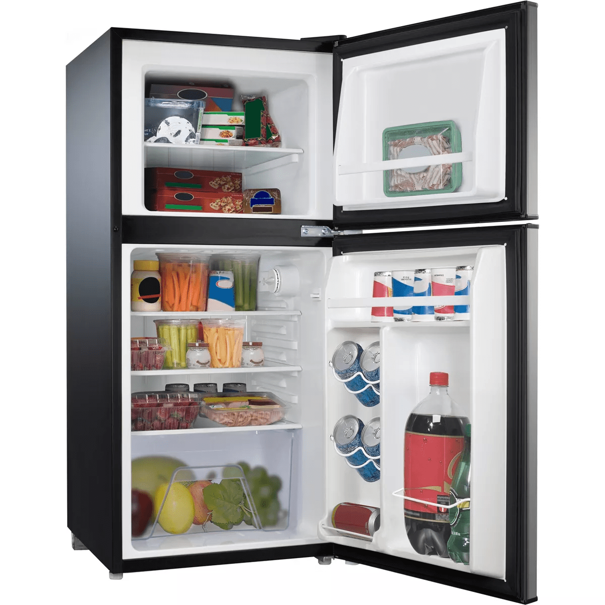 Whirlpool 4.0 Cu Ft Refrigerator WH40S1E - Stainless Steel: Mini Fridge, Energy Star, Reversible Door, 68.34 Lbs - Image 2