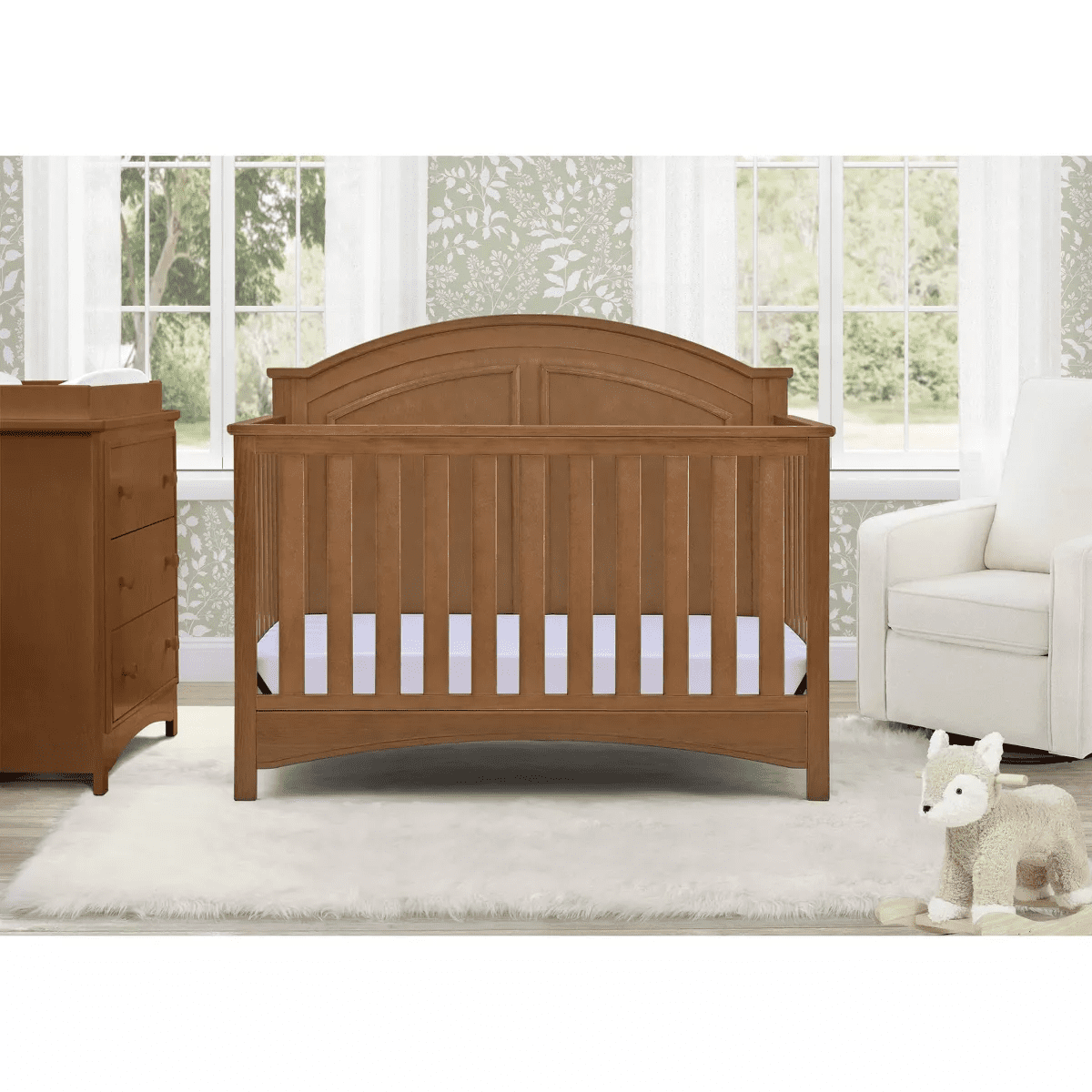 Delta Children Perry 6-In-1 Convertible Crib - Greenguard Gold Certified - Image 4