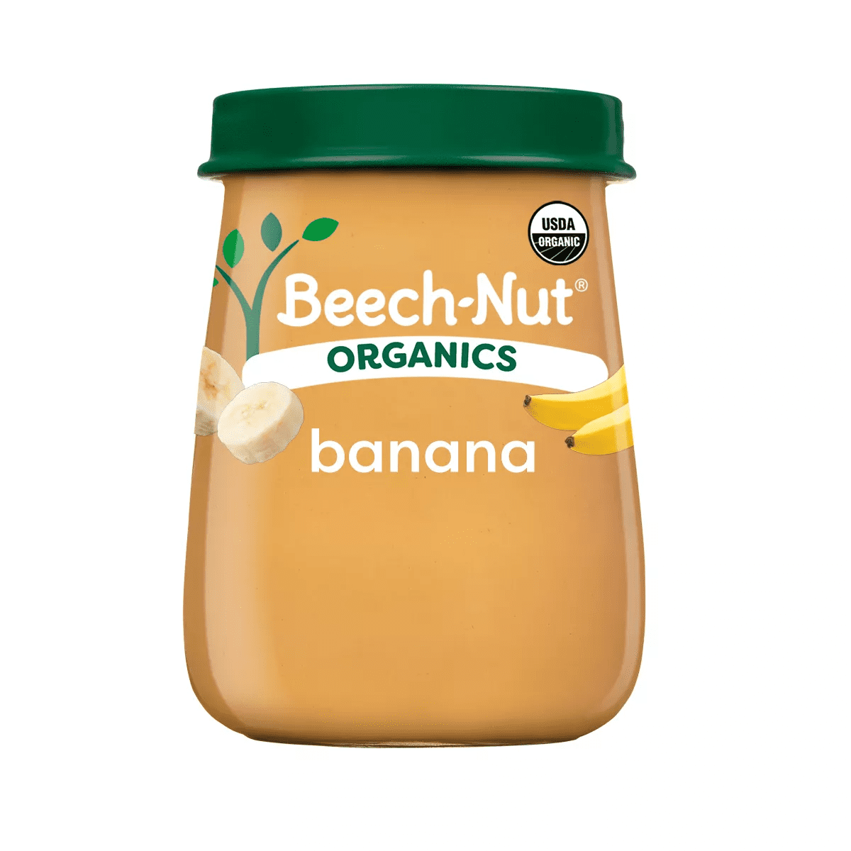 Beech-Nut Non-Gmo Organics Bananas Baby Food Jar - 4Oz