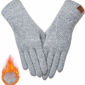 Winter Gloves for Women Touch Screen Elastic Thermal Knit Lining Warm Gloves for Cold Weather