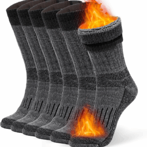 Warm Thermal Wool Socks for Winter Moisture Wicking and Breathable Cozy Boot Socks