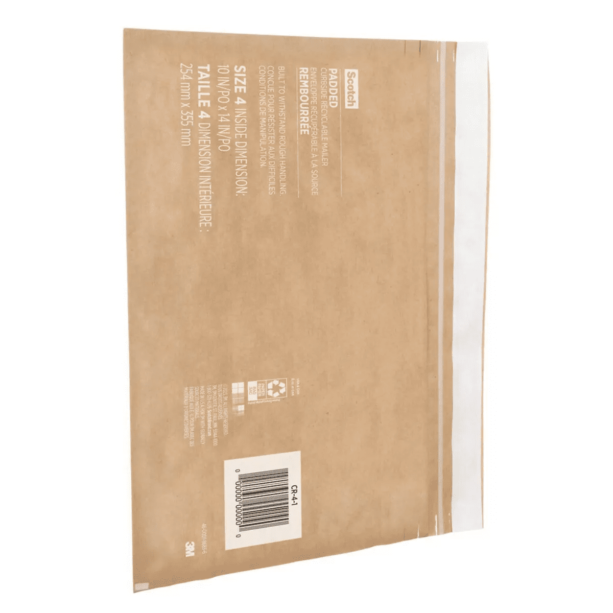 Scotch Curbside Recyclable Mailer Size 4 Brown: Self-Adhesive Shipping Envelopes, 13.5" X 9.5", Paper Material - Image 16
