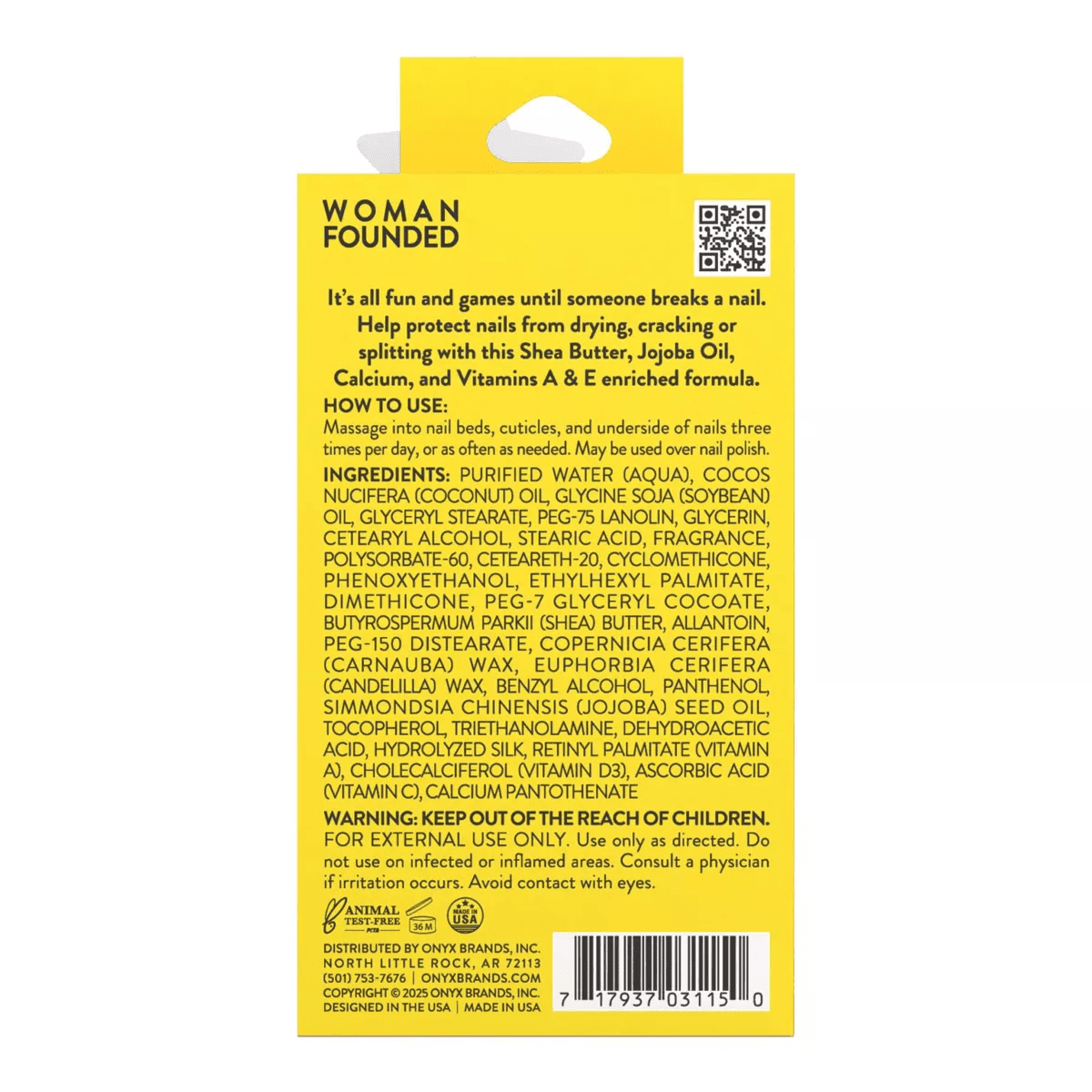 ONYX Professional Hard as Hoof Strengthening Coconut Nail Cream - 1Oz - Image 9