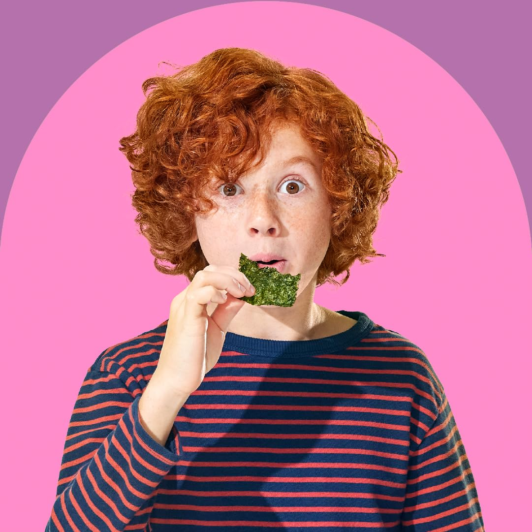 Seaweed Organic Premium Roasted Seaweed Snacks, Teriyaki, 20 Count, Keto, Vegan, Gluten-Free, Great Source of Omega3S and Iodine, Healthy On-The-Go Snack for Kids and Adults - Image 7